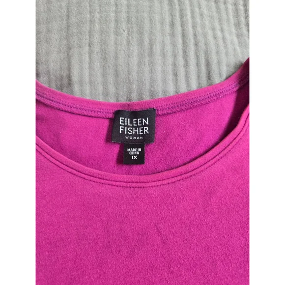Eileen Fisher Cotton Tshirt Size 1X - Picture 4 of 6